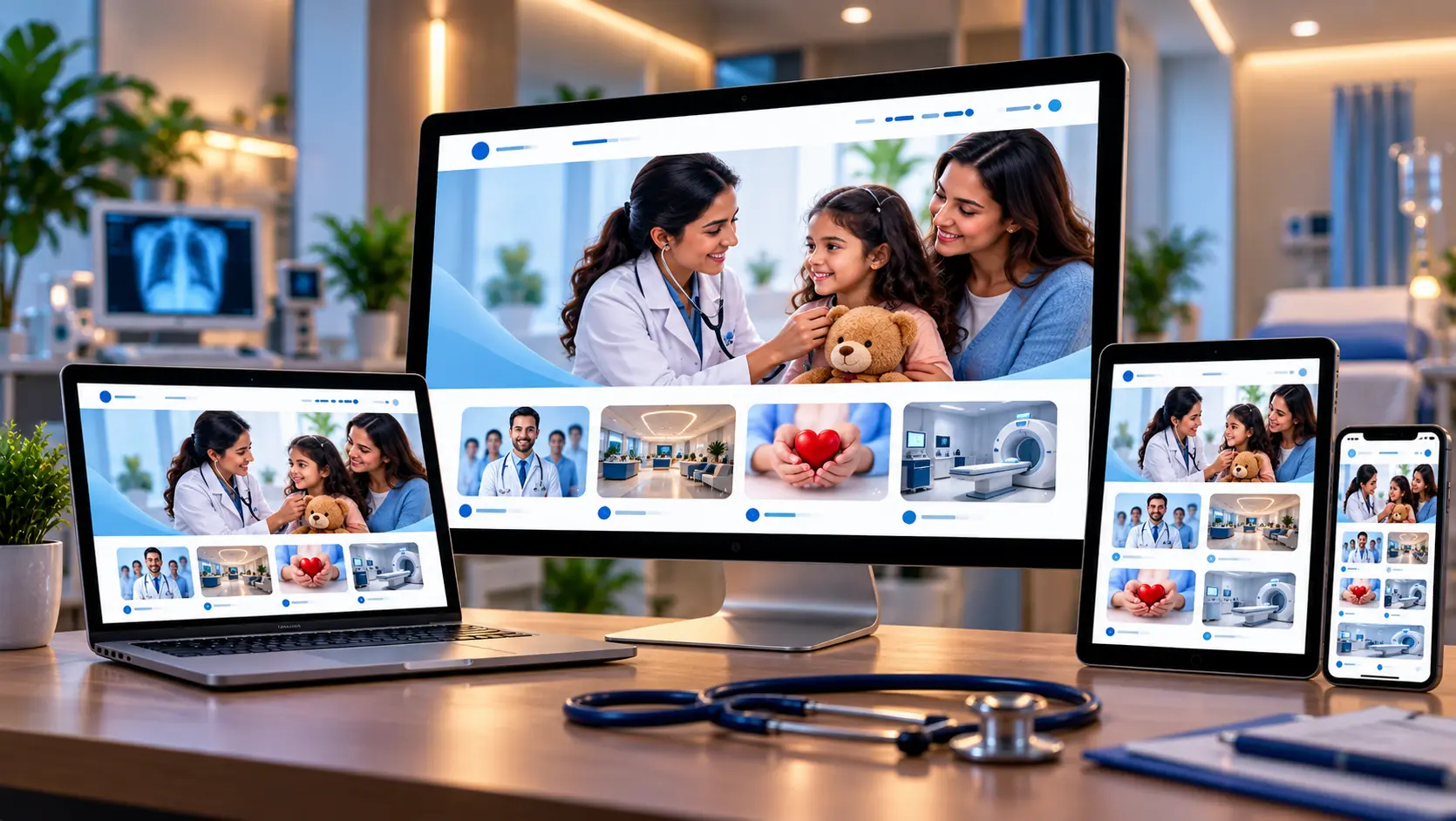 WellCare Clinic website project by WebNest